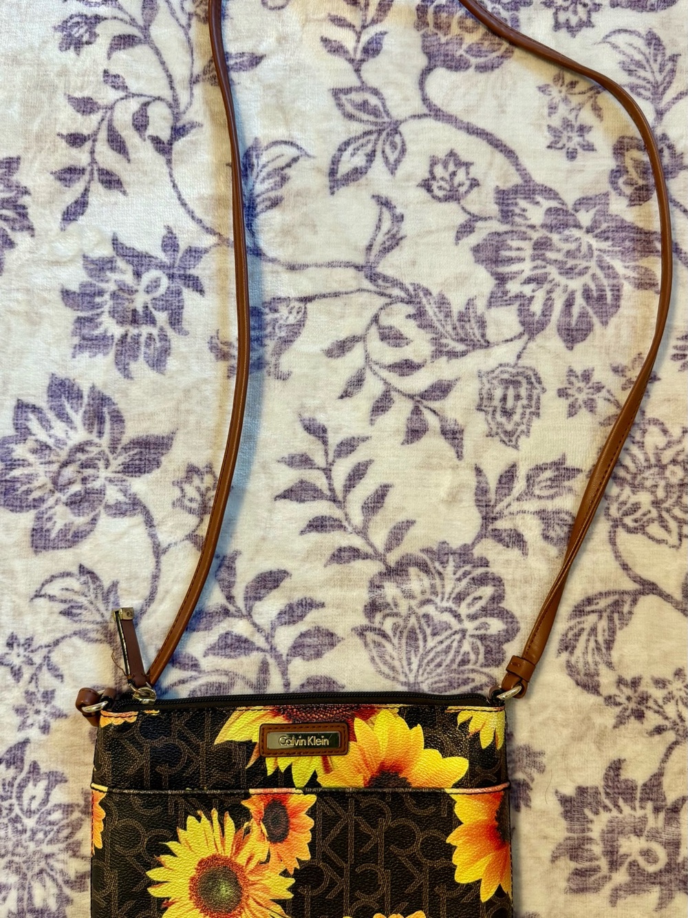 Calvin Klein Sunflower Crossbody Bag